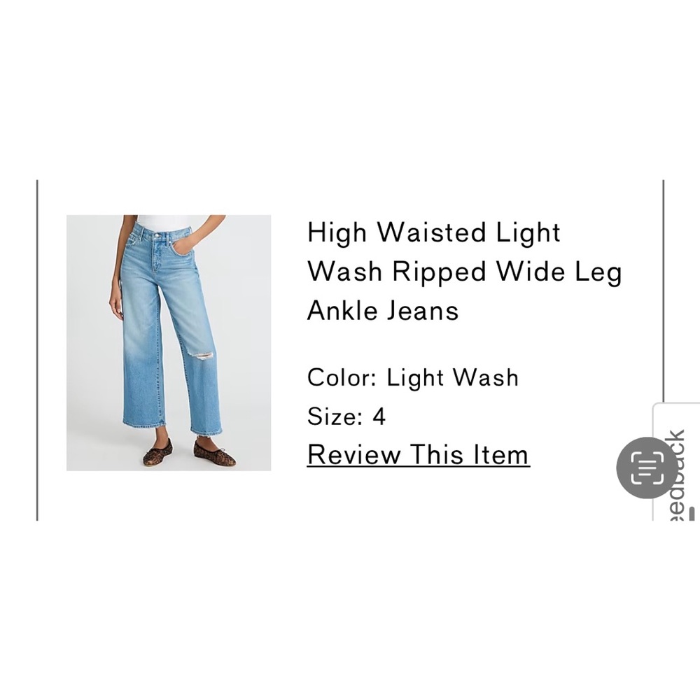 Express Blue Flare Wide Leg Jeans
